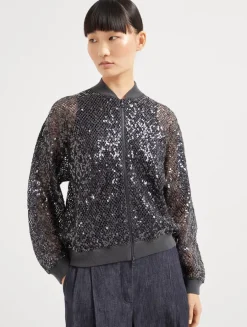 Dazzling Net Cardigan