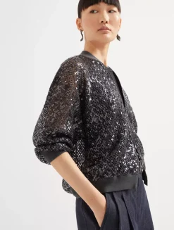 Dazzling Net Cardigan