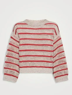 Dazzling Net Sweater