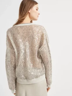 Dazzling Net Sweater