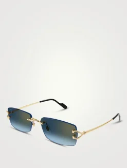 Décor C Rectangular Sunglasses