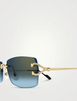 Décor C Rectangular Sunglasses