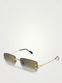 Décor C Rectangular Sunglasses
