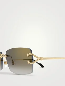 Décor C Rectangular Sunglasses