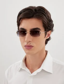 Décor C Rectangular Sunglasses