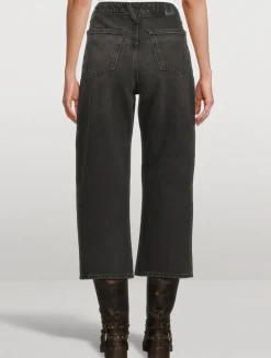 Deep Trance Barrel-Leg Jeans