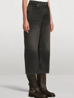 Deep Trance Barrel-Leg Jeans