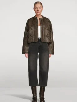 Deep Trance Barrel-Leg Jeans