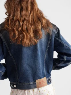 Denim And Leather Jacket