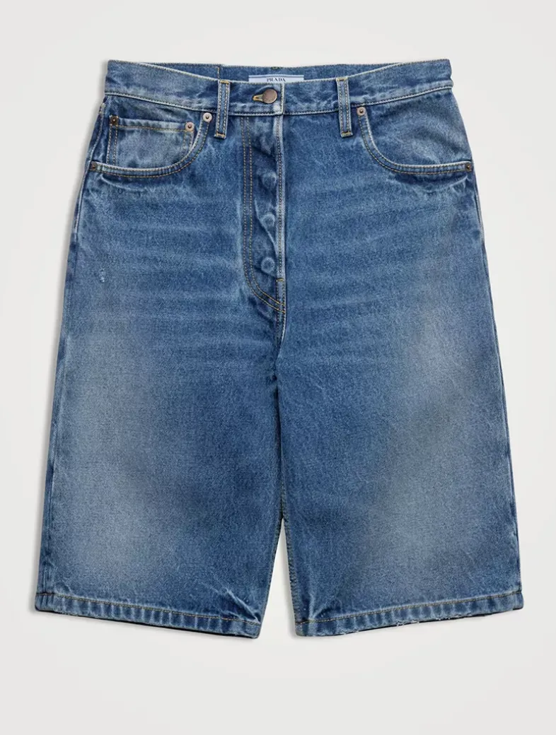 Denim Bermudas