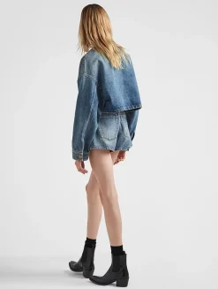 Denim Blouson Jacket