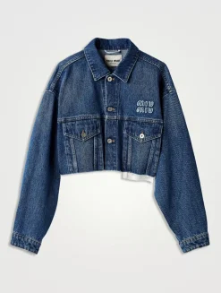 Denim Blouson Jacket