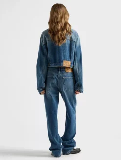 Denim Blouson Jacket