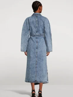 Denim Trench Coat