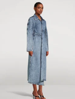 Denim Trench Coat