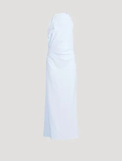 Devyn Asymmetric Crêpe Dress