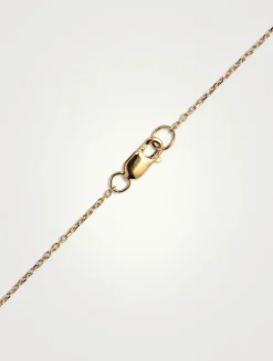 Dew Drop Bonheur 14K Gold Opal Birthstone Necklace