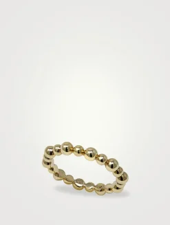 Dew Drop 14K Gold Band