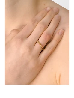 Dew Drop 14K Gold Band