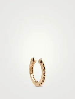 Dew Drop 14K Gold Ear Cuff