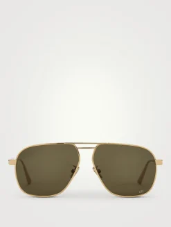 DiorCannage A3U Square Aviator Sunglasses