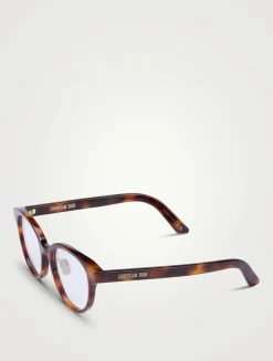 DiorMidnightO R1F Round Optical Glasses
