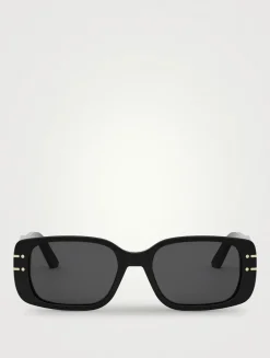 DiorSignature S12I Rectangular Sunglasses