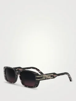 DiorSignature S12I Rectangular Sunglasses