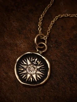 Direction 14K Gold Talisman Necklace