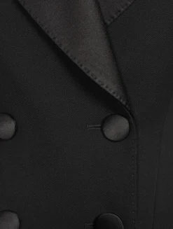 Dolce Double-Breasted Tuxedo Dress