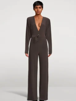 Dolman-Sleeve Jumpsuit