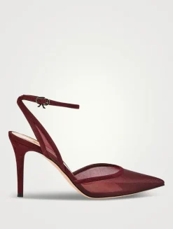Dorotea Suede And Mesh Pumps