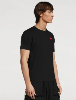 Double Heart Patch T-Shirt