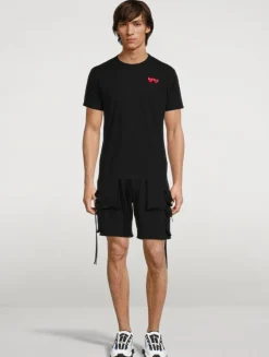 Double Heart Patch T-Shirt