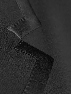 Double-Breasted Crêpe Tuxedo Jacket