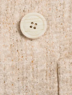 Double-Breasted Tweed Blazer