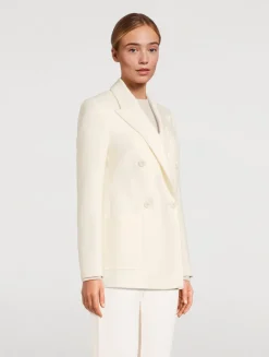 Double-Breasted Wool Blazer