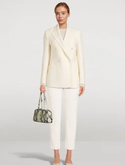 Double-Breasted Wool Blazer