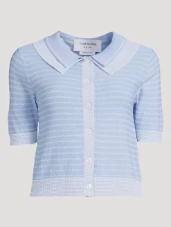 Double-Collar Cardigan