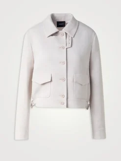 Double-Face Linen Jacket