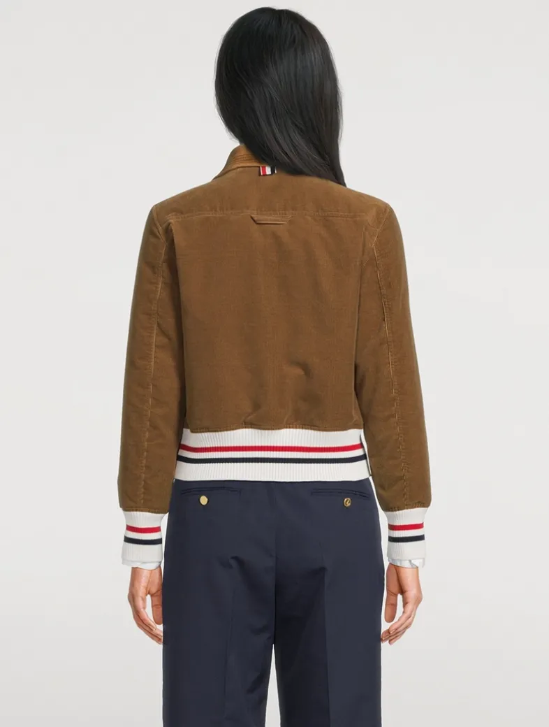 Down Corduroy Flight Jacket