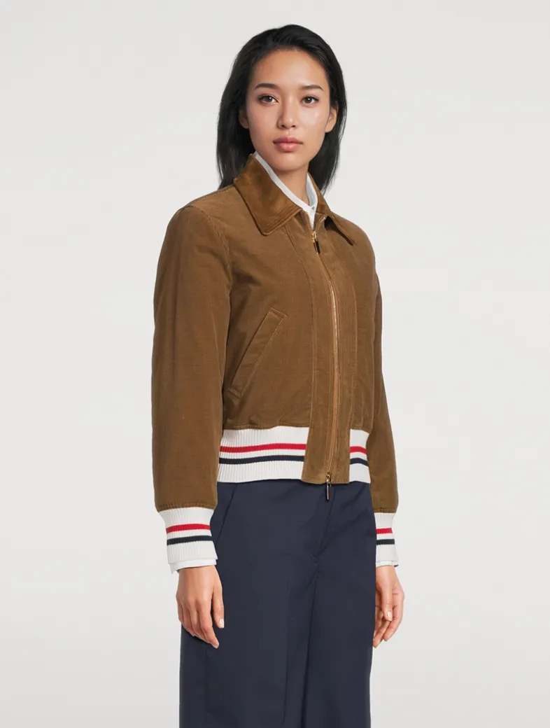 Down Corduroy Flight Jacket
