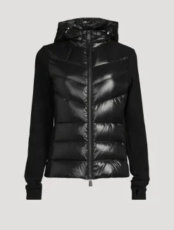 Down-Front Polar Fleece Cardigan