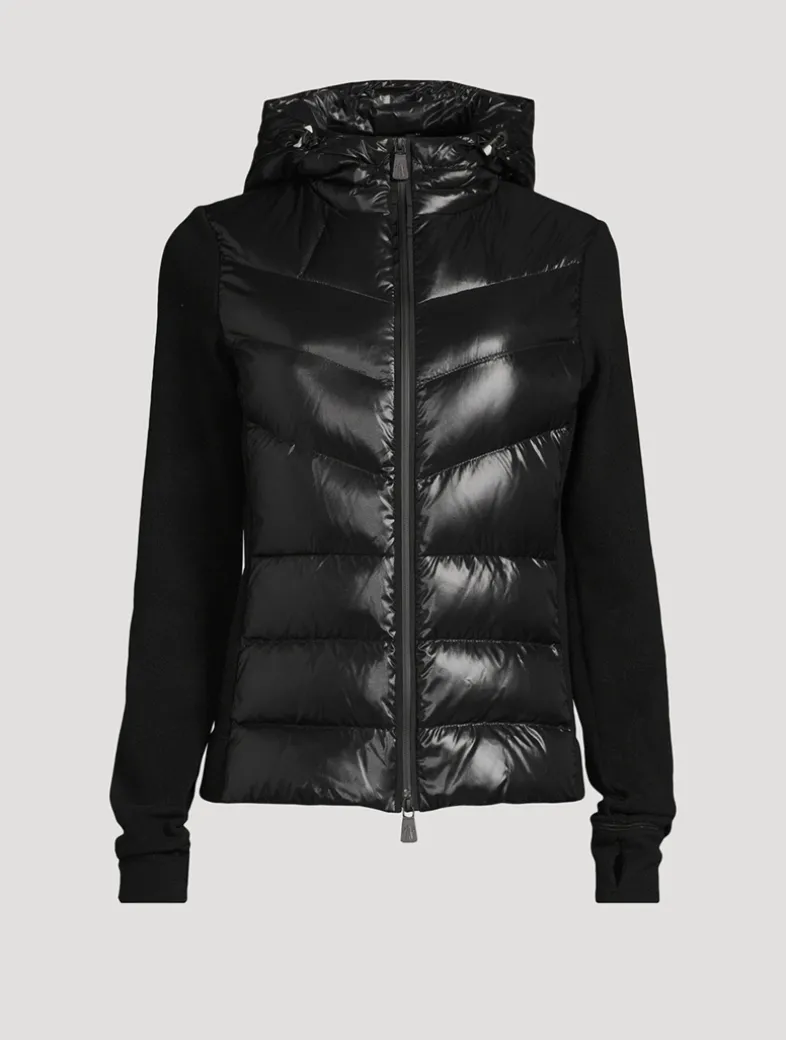 Down-Front Polar Fleece Cardigan