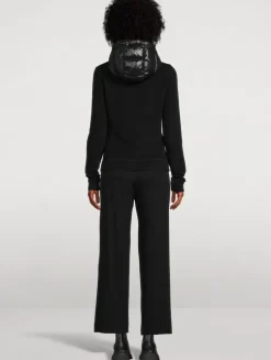 Down-Front Polar Fleece Cardigan