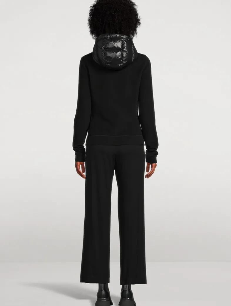 Down-Front Polar Fleece Cardigan