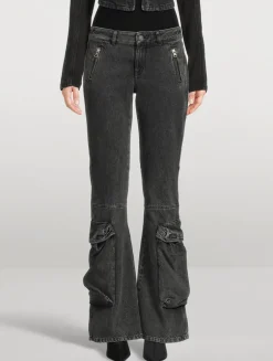 D-Poky Low-Rise Bootcut Cargo Jeans