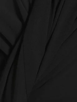 Draped Crêpe Jersey Dress