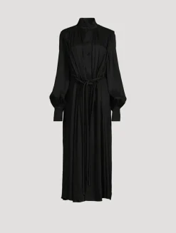 Drawstring Shirt Dress