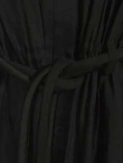 Drawstring Shirt Dress